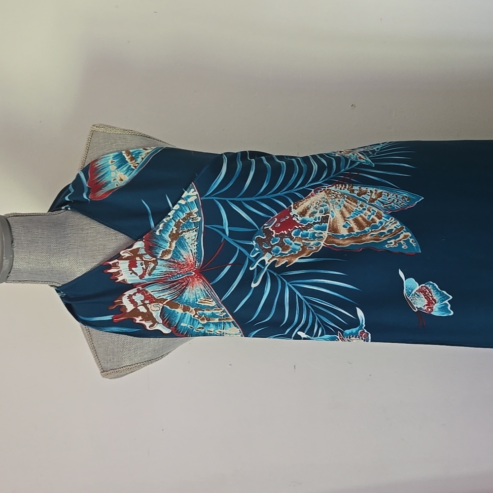 VINTAGE RESORT LINE HAWAII Pareo Sarong Beach Wrap Maxi Dress - Sz OS